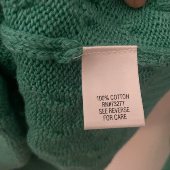 NWT Croft & Barrow cable knit sweater - Picture 3 of 4